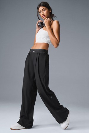 Pantalon Alo Yoga Suit Up (Regular) Mujer Negras | España LDOQ-08251