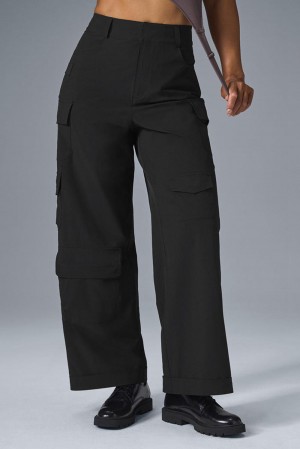 Pantalon Alo Yoga Workwear Cargo Mujer Negras | España CYZW-16708
