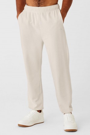 Pantalon Deportivo Alo Yoga Accolade Hombre Bone | España LHBD-23508