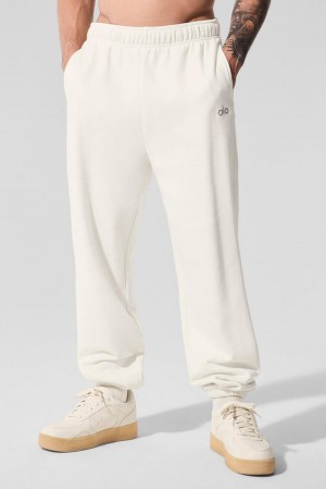 Pantalon Deportivo Alo Yoga Accolade Hombre Ivory | España CBRI-18765