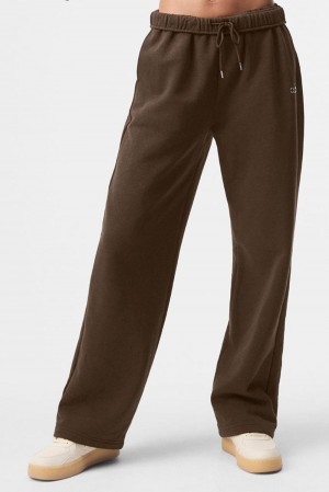 Pantalon Deportivo Alo Yoga Accolade Straight Leg Mujer Espresso | España VHPW-58471