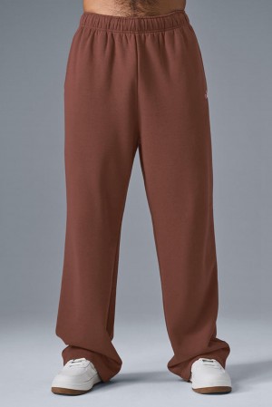 Pantalon Deportivo Alo Yoga Accolade Straight Leg Hombre Chestnut | España FGET-62983
