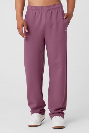 Pantalon Deportivo Alo Yoga Accolade Straight Leg Hombre Soft Mulberry | España UVQN-86453