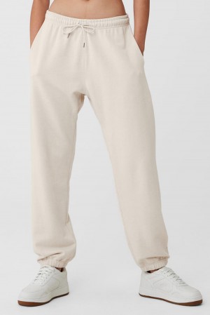 Pantalon Deportivo Alo Yoga Chill Mujer Bone | España ULCO-90732