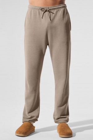 Pantalon Deportivo Alo Yoga Chill Vintage Wash Hombre Azules | España OAWX-09763