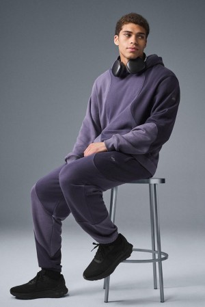 Pantalon Deportivo Alo Yoga Make Waves Hombre Italian Plum Tonal | España XISP-17084