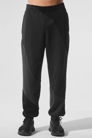 Pantalon Deportivo Alo Yoga Make Waves Hombre Negras | España YQPL-69451