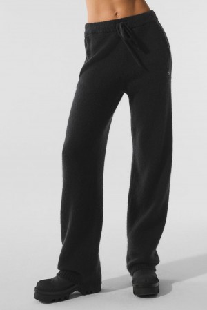 Pantalon Deportivo Alo Yoga New Class Cashmere Mujer Negras | España UWQI-54207