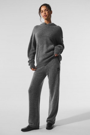 Pantalon Deportivo Alo Yoga New Class Cashmere Mujer Plateadas Gris | España ATKC-32796