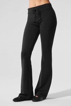 Pantalon Deportivo Alo Yoga Sway Bootcut Mujer Negras | España BKFJ-21735