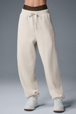Pantalon Deportivo Alo Yoga Triumph Restore Mujer Bone | España ZMSK-19846