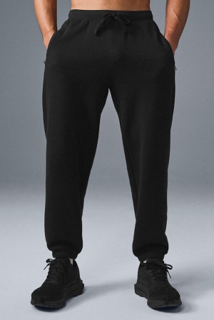 Pantalon Deportivo Alo Yoga Triumph Restore Hombre Negras | España TJNX-71429