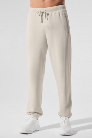Pantalon Deportivo Alo Yoga Triumph Restore Hombre Bone | España OESV-51632