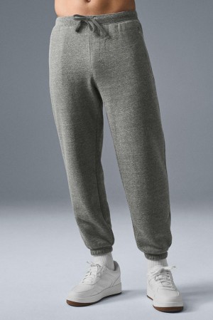 Pantalon Deportivo Alo Yoga Triumph Restore Hombre Gris | España YBTU-18649