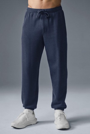 Pantalon Deportivo Alo Yoga Triumph Restore Hombre Azul Marino | España KZLT-10285