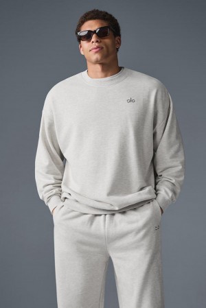 Pullover Alo Yoga Accolade Crew Neck Hombre Blancas | España TKOB-10736