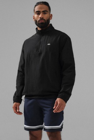 Pullover Alo Yoga Lightweight Takeaway Track Hombre Negras | España GUQR-26807