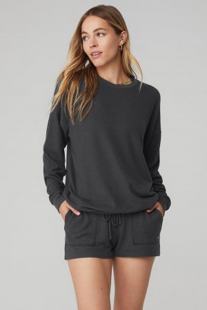 Pullover Alo Yoga Soho Mujer Anthracite | España YKGI-02513