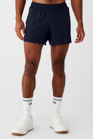 Short Alo Yoga 5" Adapt Running Hombre Azul Marino | España HITX-89742