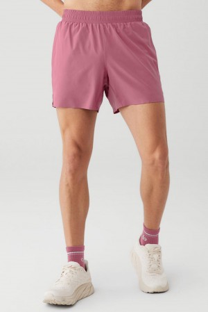 Short Alo Yoga 5'' Adapt Running Hombre Mars Clay | España CKQI-40389