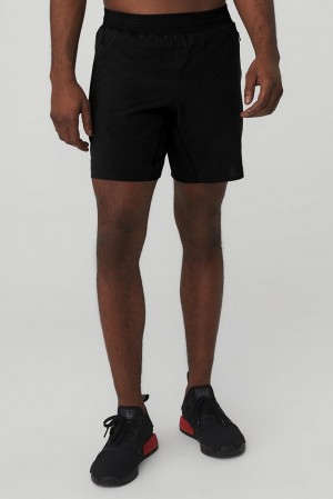 Short Alo Yoga 7” Advance 2-In-1 Hombre Negras | España JYZA-27431
