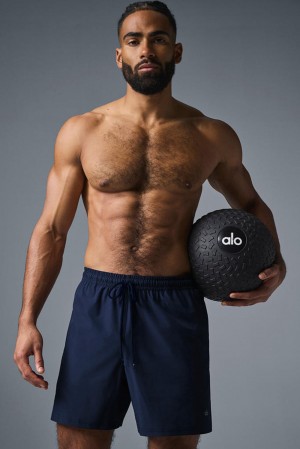 Short Alo Yoga 7" Circuit Hombre Azul Marino | España PCAR-06473