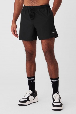 Short Alo Yoga 7" Circuit Hombre Negras | España QDGU-34691