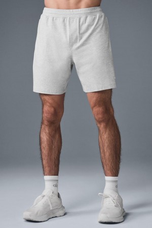 Short Alo Yoga 7" Conquer React Performance Hombre Gris | España SWHF-48372