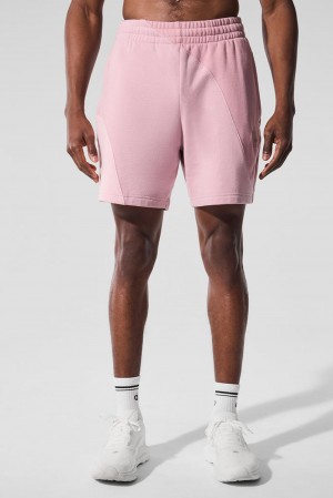 Short Alo Yoga 7" Make Waves Hombre Rosas | España TBWF-81594
