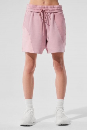 Short Alo Yoga 7" Make Waves Mujer Rosas | España FJIM-78514