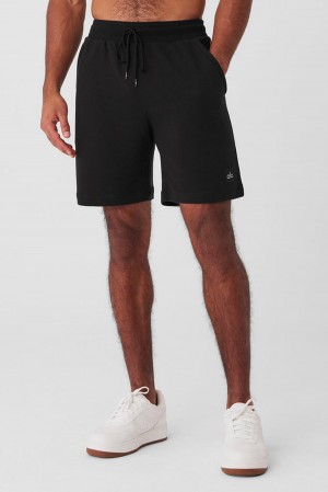 Short Alo Yoga 7" Micro Waffle Fast Break Hombre Negras | España CWZN-52316