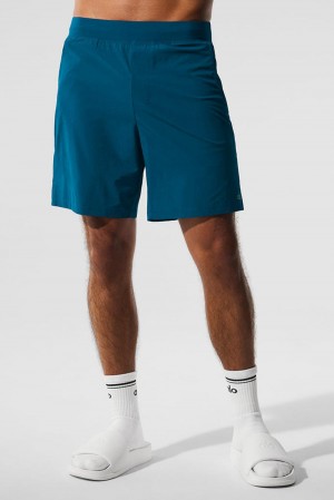 Short Alo Yoga 7" Repetition Hombre Azules | España QLSB-12754