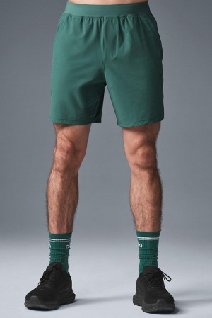 Short Alo Yoga 7" Repetition Hombre Winter Ivy | España RMSA-26834