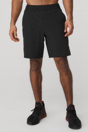 Short Alo Yoga 9" Repetition Hombre Negras | España BMEF-82143