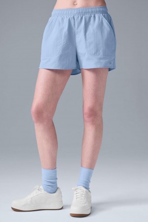 Short Alo Yoga Alumni Mujer Azules | España OYSW-58471