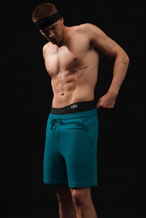 Short Alo Yoga Chill Hombre Oceanic Teal | España EKSL-90732