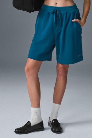 Short Alo Yoga Chill Mujer Azules | España ECGI-84579