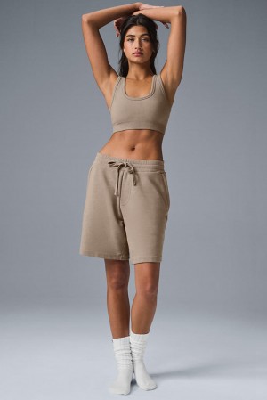 Short Alo Yoga Chill Mujer Gravel | España DFUG-02354