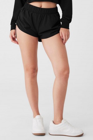 Short Alo Yoga Cinch It Up Mujer Negras | España DPYH-58120