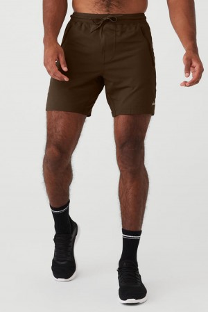 Short Alo Yoga Conquer Reform Hombre Espresso | España BVQS-96342