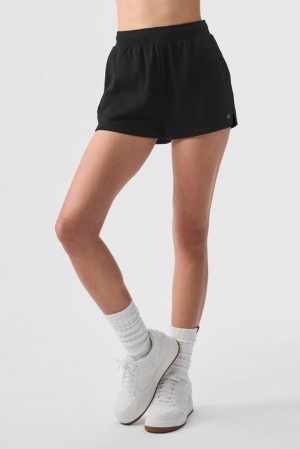 Short Alo Yoga Low Key Sweat Mujer Negras | España JYBN-41283