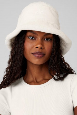 Sombreros De Pescador Alo Yoga Winterfun Mujer Ivory | España JXND-70239
