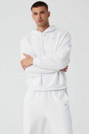 Sudadera con Capucha Alo Yoga Accolade Hombre Blancas | España PWMV-09831