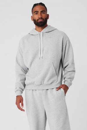 Sudadera con Capucha Alo Yoga Accolade Hombre Gris | España VNIO-64815