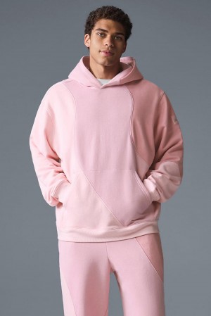 Sudadera con Capucha Alo Yoga Make Waves Hombre Rosas | España GVOY-68405