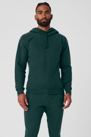 Sudadera con Capucha Alo Yoga The Triumph Hombre Verde | España RSZB-69803