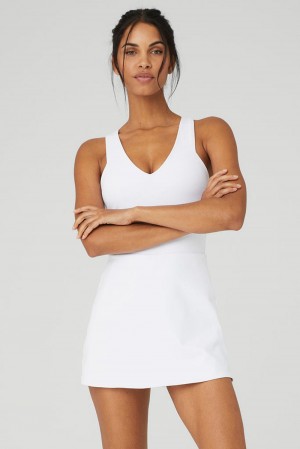 Vestido Alo Yoga Airbrush Real Mujer Blancas | España EWCA-38491