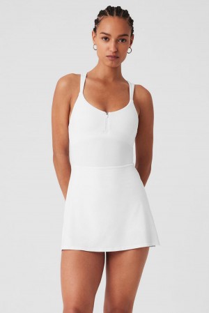 Vestido Alo Yoga Alosoft Showcase Mujer Blancas | España AGNI-76059