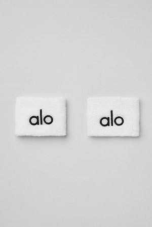 Wristband Alo Yoga Glow (2-Pack) Hombre Blancas | España CBVL-87156