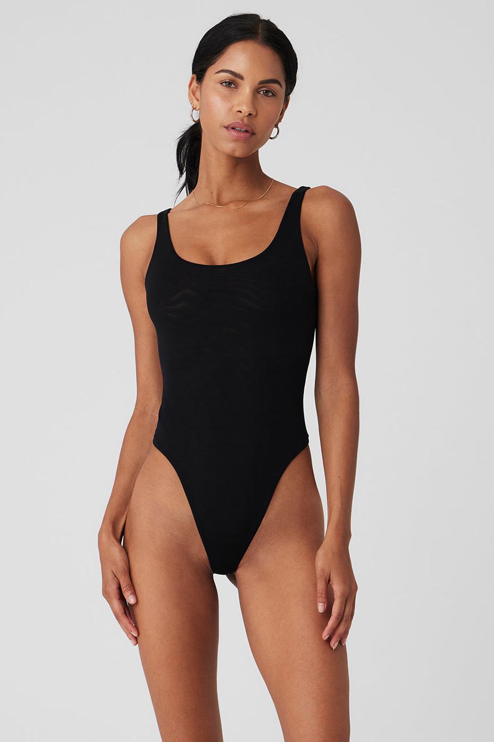 Body Alo Yoga Mesh Sheer Illusion Mujer Negras | España  YTPJ-70891